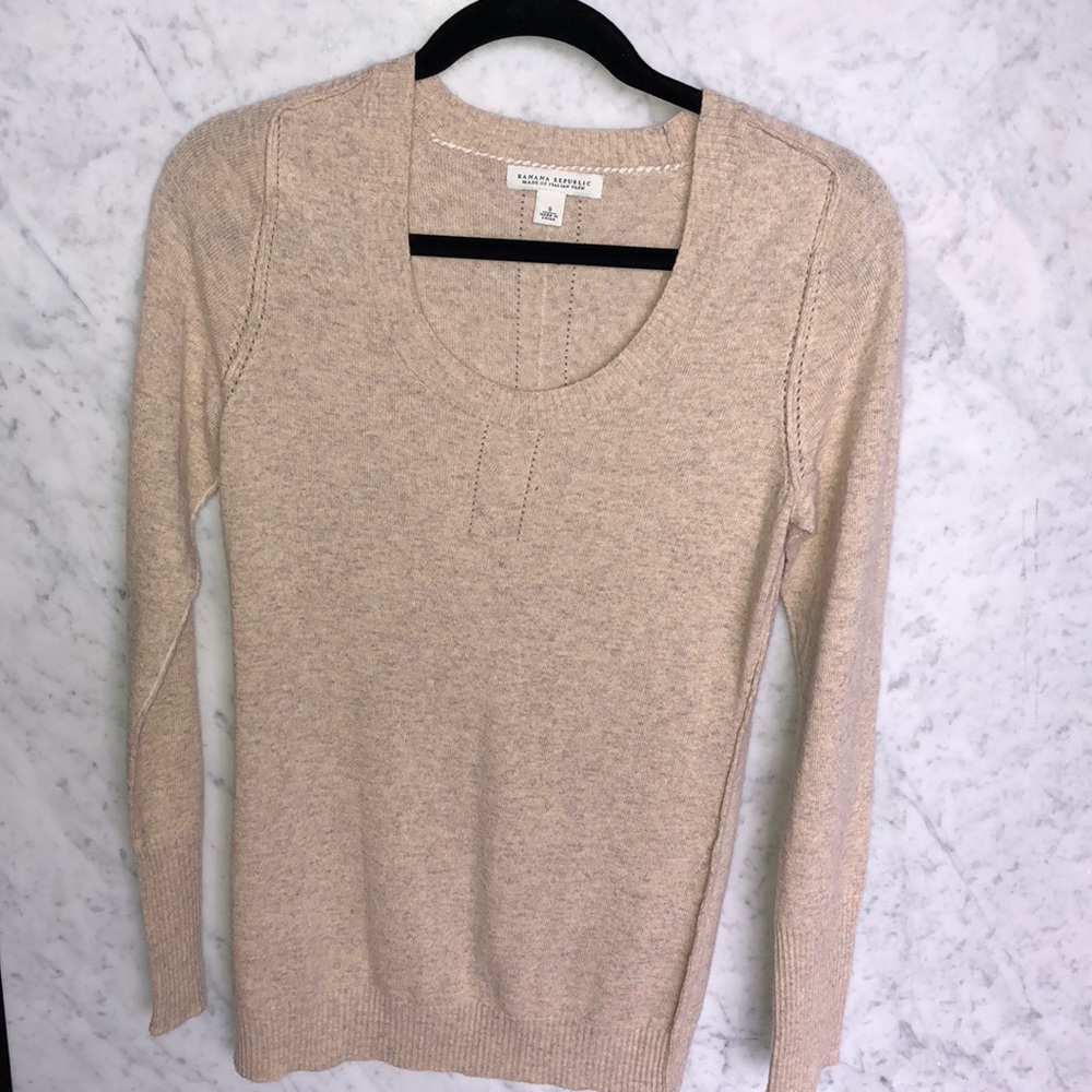 Tan banana republic sweater